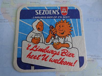 Beer Coaster ~*~ Martens Brewery Sezoens Bier ~ Bocholt, Belgium; Limburgs Best!