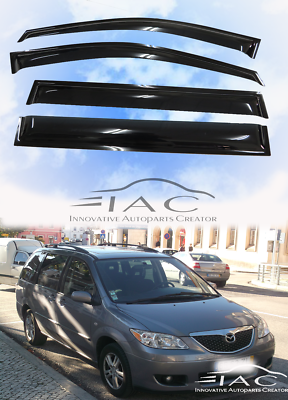 For Mazda MPV 1999-2007 Window Visor Sun Guard 4pcs | eBay