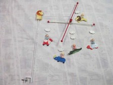 Vintage Handpainted Baby Crib Mobiles By IRMI No 809 Zoo Mobile Safari Theme