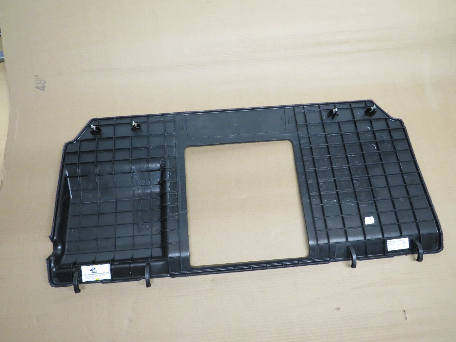 20192020 AUDI A8 S8 REAR TRUNK LUGGAGE COMPARTMENT PARTITION PANEL OEM