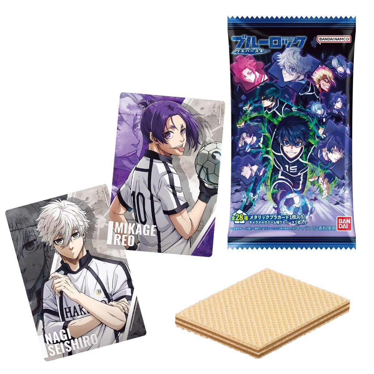 BLUE LOCK Wafer Card vol.4 Box 20 Pieces Packs Set BANDAI BLUE LOCK Wafer Card vol.4 Box 20 Pieces Packs Set BANDAI