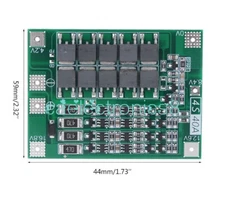 4S 40A 18650 Li-ion Lithium Battery Charger BMS Protection Board Balanced Module