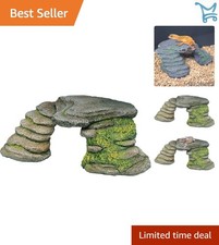 Reptology Resin Shale Scape Step Ledge Small Reptile Amphibian Fish Hideout