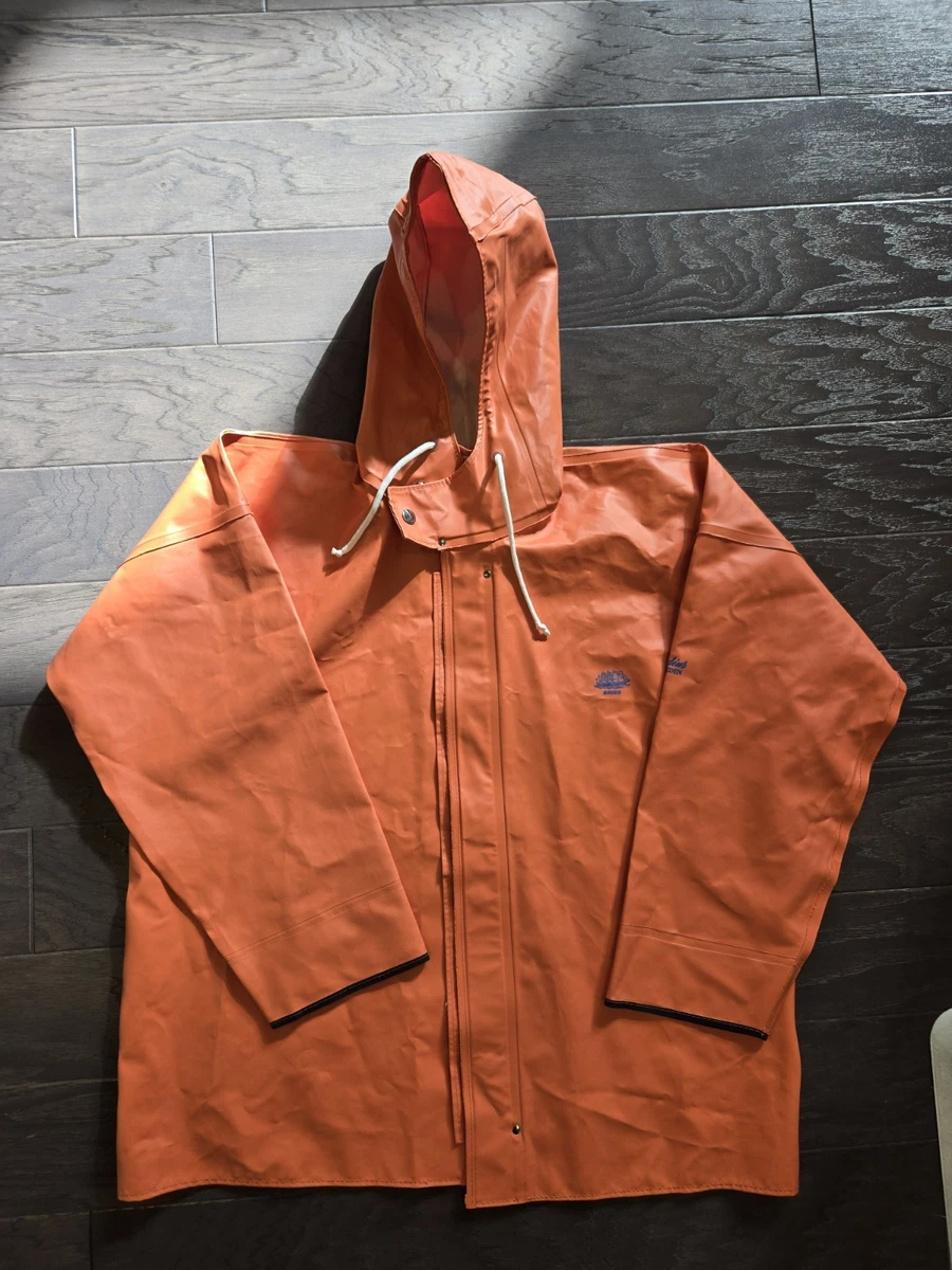 Veste De Quart Grundens Vintage Orange – Taille 3XL – Pêche & Temps Froid