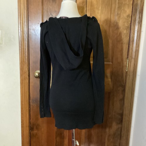 Juicy Couture Cashmere Ribbed Hooded Cardigan Cotton Alt ASO Elena Gilbert TVD - Picture 3 of 4