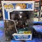 Funko Pop! Star Wars Darth Vader Metallic Chrome Figure #01 Hot Topic Exclusive