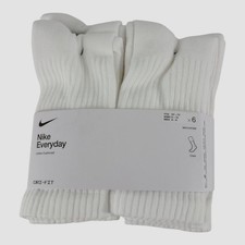 Nike Everyday Unisex Socks Dri-FIT Cotton Cushioned YTH 5Y-7Y WMN 6-10 MEN 6-8