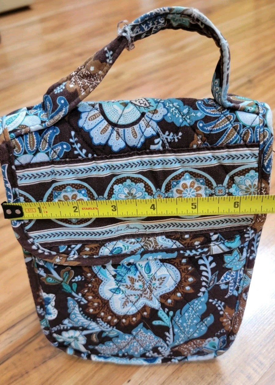 Vera Bradley Java Blue Brown Pattern 2 Piece Set … - image 10