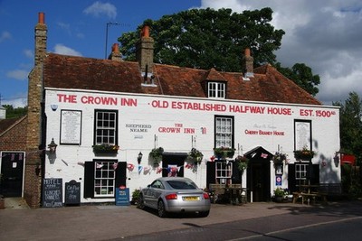 Foto A3 The Crown Inn, Sarre Nicht viele Pubs stellen eine Liste ehemaliger Kunden auf c2012