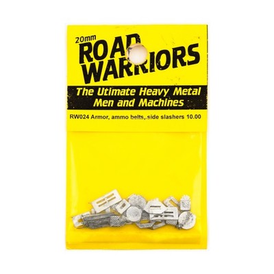 Stan Johansen Road Warriors 20mm Armor, Ammo Belts, Side Slashers Pack New