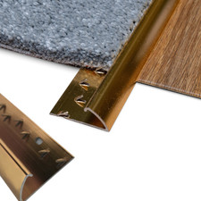 Carpet to Doorway/Vinyl Floor Single Edge Profile Metal Door Bar Threshold 0.9m