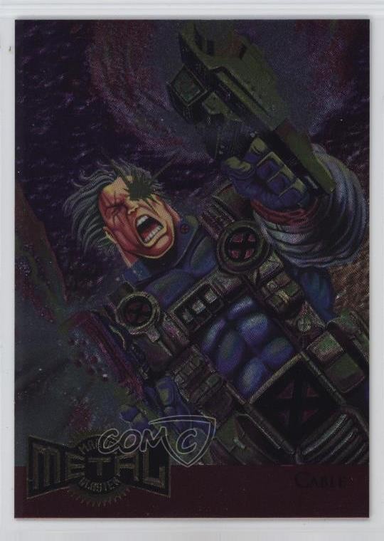1995 Fleer Marvel Metal Blasters Cable #1 0y0n