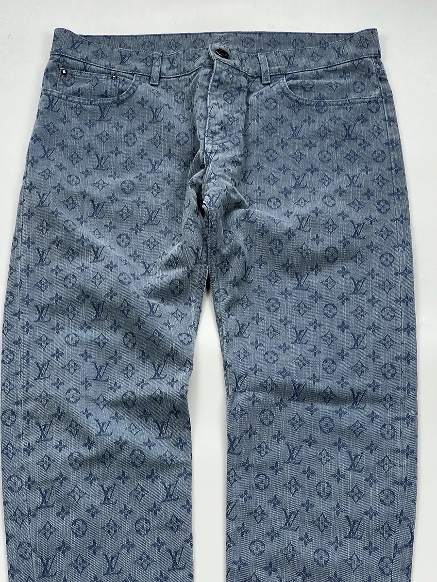 パンツ Louis Vuitton Men's Jeans Louis Vuitton x Virgil Abloh Monogram Denim Jeans Men's | eBay