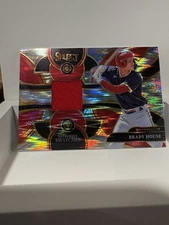 2024 Panini Select Red Patch Brady House Card! Clean NM Slick Looking Card!!