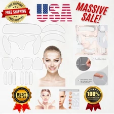 16 Pcs Silicone Anti-Wrinkle Patches - Comfortable Gel Pads for Face & Neck Care