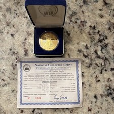 National Collector's Mint $20 Gold Double Eagle Fantasy Issue Coin 0.417 Gold