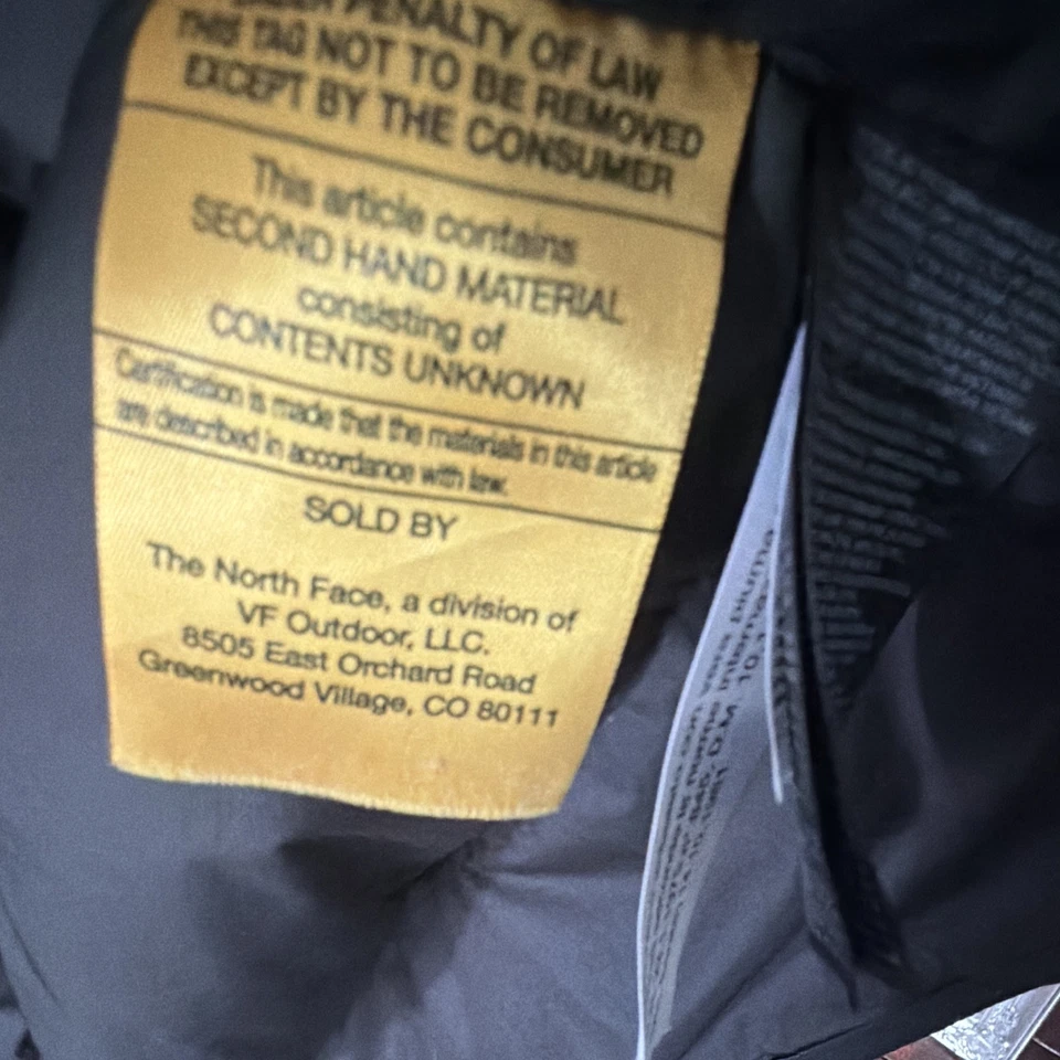 The North Face Daunenjacke Herren lang mit Kapuze Reißverschluss schwarz L - Bild 3 von 4