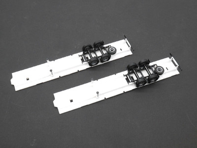 1:87 EM1228 2x Herpa 2achs Auflieger Chassis Bausatz neu