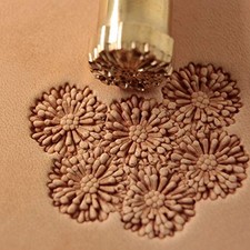 Leather Stamp Tool, Aster Flower, Professional Steel Craft Tool for