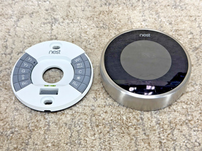 Nest 2nd Generation Learning Silver Programmable Thermostat - Working