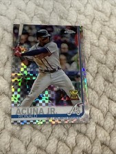 2019 Topps Chrome Ronald Acuna Jr XFRACTOR Rookie Gold Cup #117 Braves 🔥