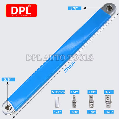 Offset Verlängerungsschlüssel enge Räume Verlängerungswerkzeug mit 1/2'', 1/4'' und 3/8'' Dri