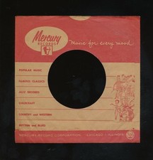 45 RPM Company logo sleeve -MERCURY-Red