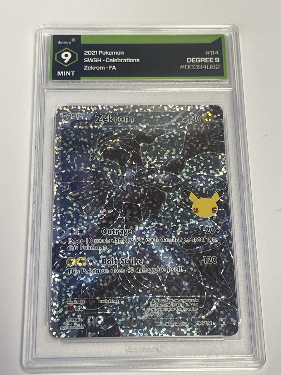 Pokemon Zekrom 114/114 BGS 9.5 GEM MINT | Celebrations | PSA