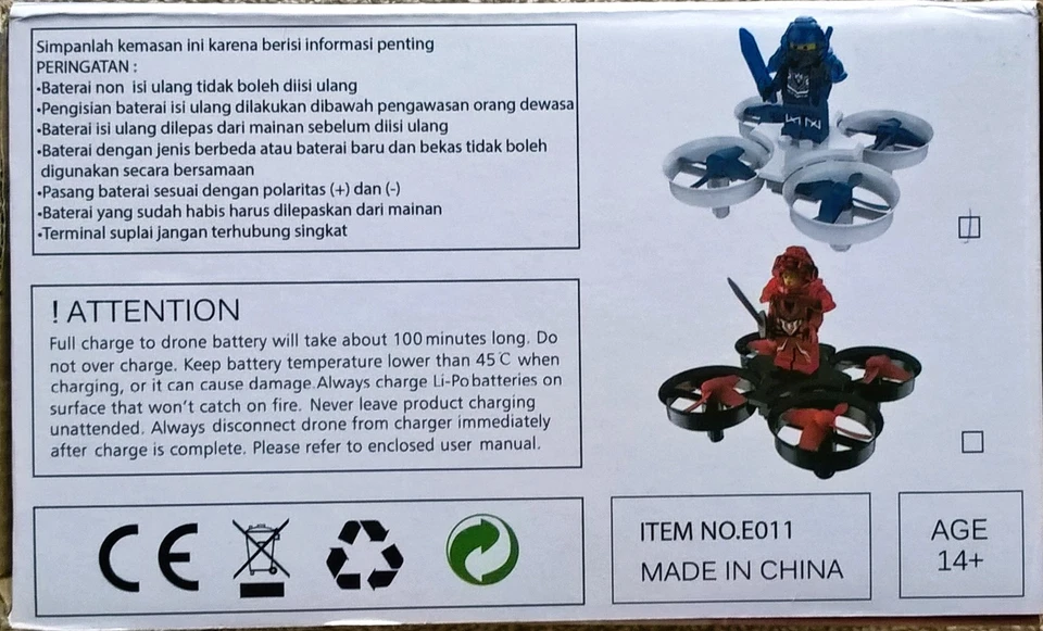 Eachine E011 Block Drone new white - Image 2 of 4