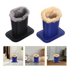 2Pcs Reusable Eyeglasses Holder Stand with Plush Lining for Desk Or Nightstand