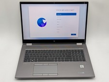 HP ZBook Fury G7 17" UHD 4K Touch I7-10850H 512GB 16GB W11P Backlit FPR