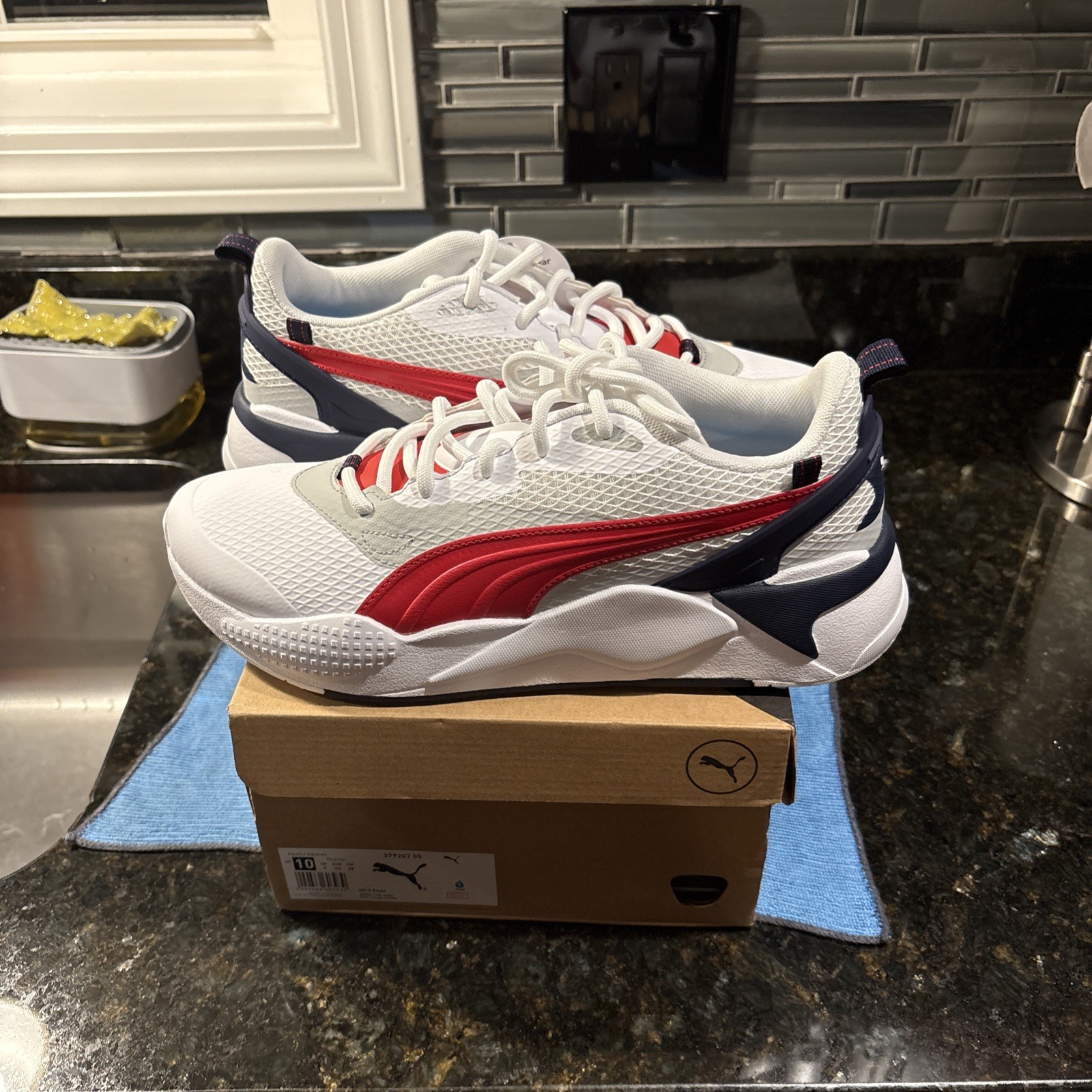 White, Red Blue