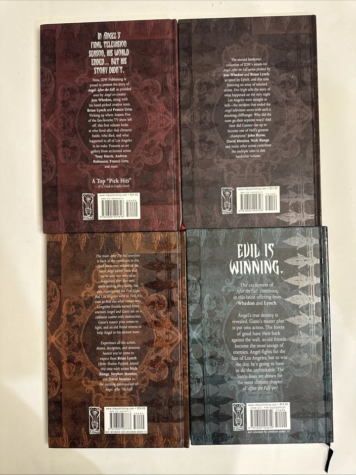 Angel: After the Fall & Aftermath Original Run Tapa Dura HC Vols 1-4 Foto 2 de 4