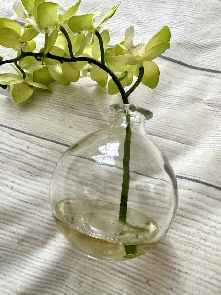 Arreglo Seda Orquídea Verde Silks Are Forever - Excelente Estado Foto 2 de 4