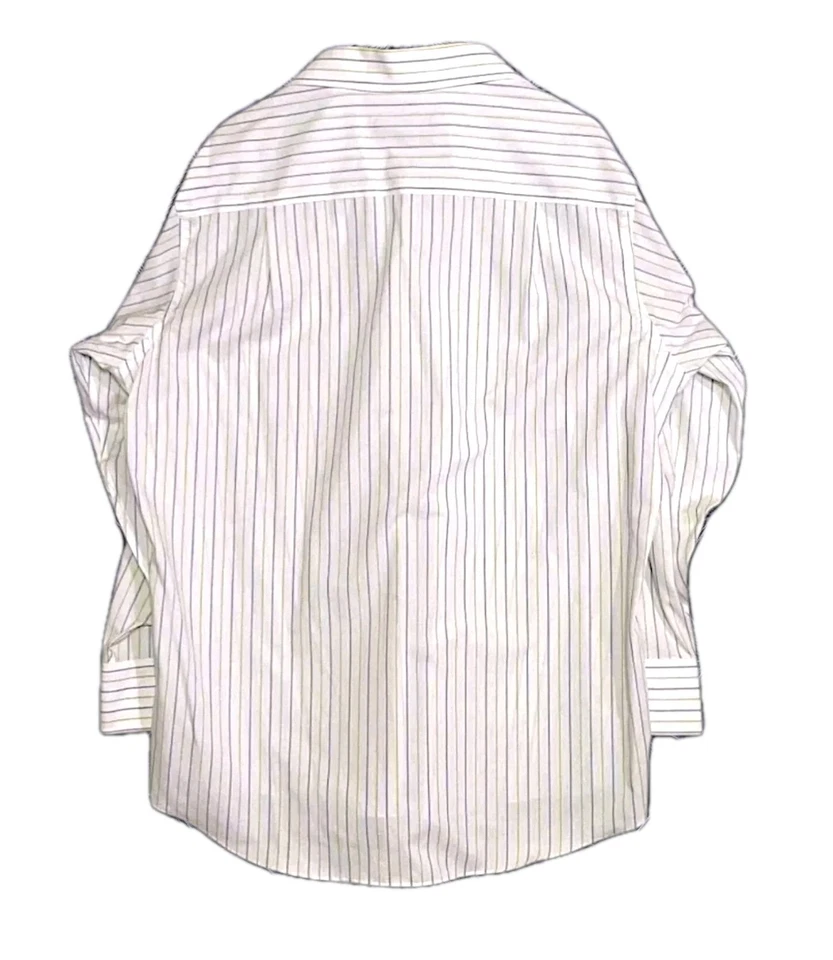 Camisa de vestir vintage a rayas de la colección Donald Trump Signature talla 16,5 32/33  Foto 3 de 4