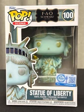 Funko Pop Icons Statue of Liberty #100 (F.A.O. Schwarz Exclusive) With Protector