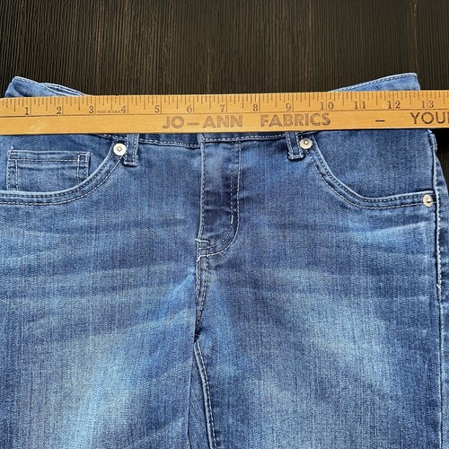 Levi's 711 Skinny Jeans Girls Sz 12 Reg Adjustable Waist Medium Wash Stretch EUC - Picture 7 of 7
