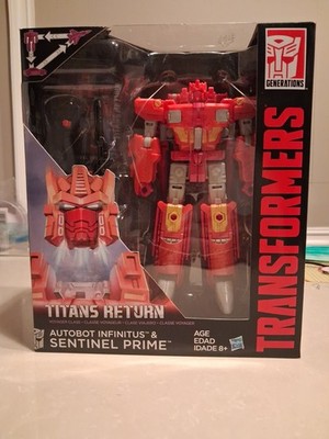 Transformers Titans Return Sentinel Prime & Infinitus Voyager class figure