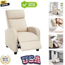 Recliner Chair for Living Room Home Theater Seating Single Reclining Sofa Lou...
