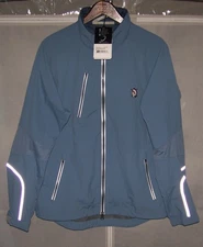 NEW $285 ZERO RESTRICTION Rain Jacket Shirt SHINNECOCK HILLS GOLF CLUB Sz S Blue