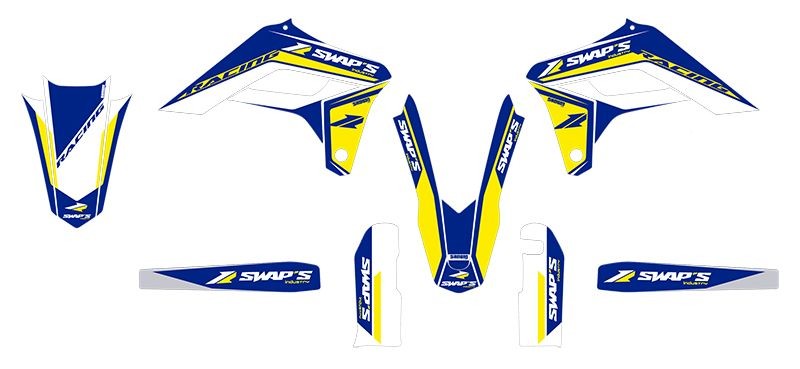 Kit de décoration lumière diamantée Sherco SE bleu de qualité supérieure