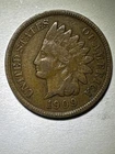 Last year minted 1909 Indian head cent
