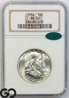 1956 Franklin Half Dollar, NGC MS-64 ** CAC Verified, Blast White Blazer!