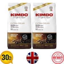 Kimbo Extra Cream Espresso Coffee Beans, 2 x 1kg (Pack of 2) Fast Shipping UK. 14.50 per kilo