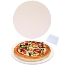 9” Round Small Pizza Stone for Toaster Oven | Cordierite Grilling Stone Br