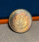 (#103021) Morgan Dollar:  1888.  BU.  rainbow reverse!!    (see video!) — photo 1