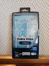 Viitar Cable Clips 4-Pack - Clear / Manage Cables Accessories