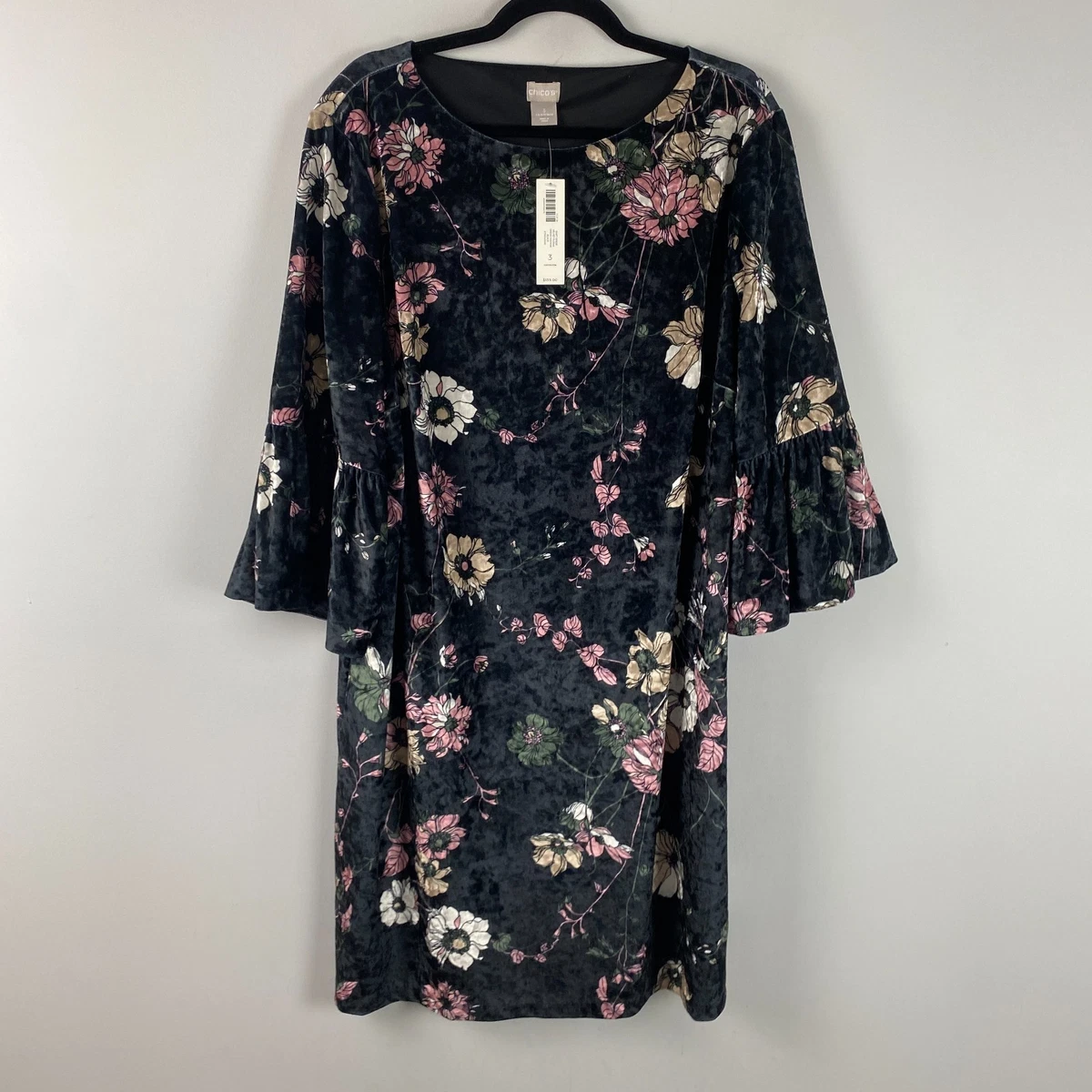 chicos casual dresses Shop Women's Encased elastic design detailing on the neckline and waist Chico's Polyester Casual Dresses for
