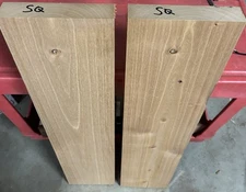 2 BOARDS THICK WIDE KILN DRIED SPANISH CEDAR LUMBER WOOD 44" X 9" X 2" SQ