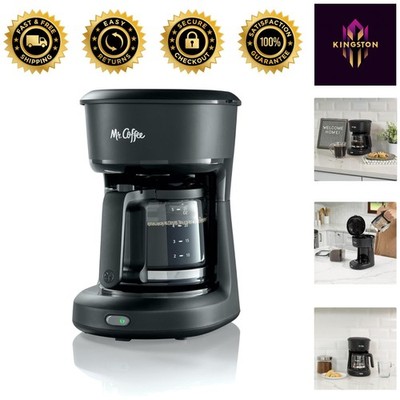 Stylish 5-Cup Mini Brew Coffee Maker - Ideal for Small Spaces & Quick Brewing